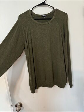 Buffalo David Bitton Olive Crewneck Pullover